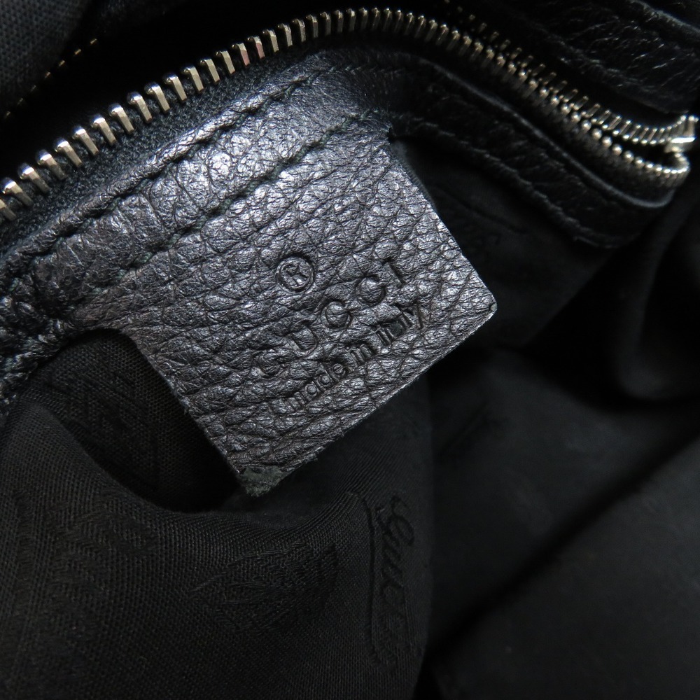 Gucci One Shoulder Bag Leather Black - Picture 6 of 9